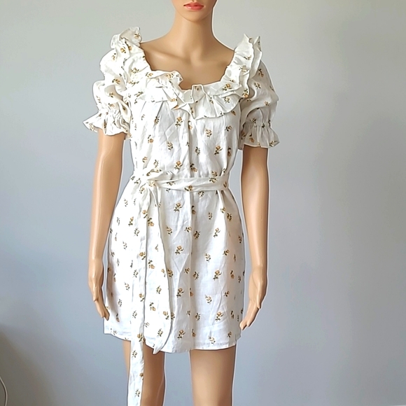 Reformation Indio Dress Mini Rosebud Floral - Picture 2 of 10